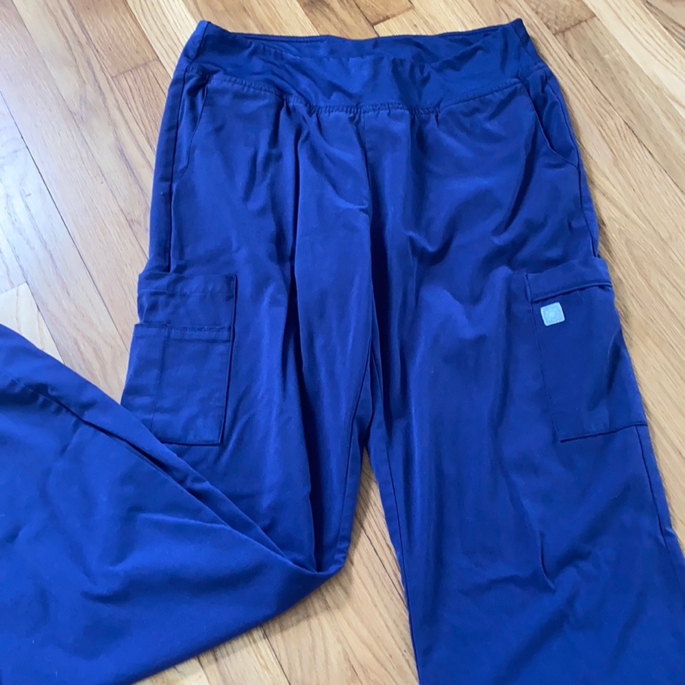 Navy blue scrub pant